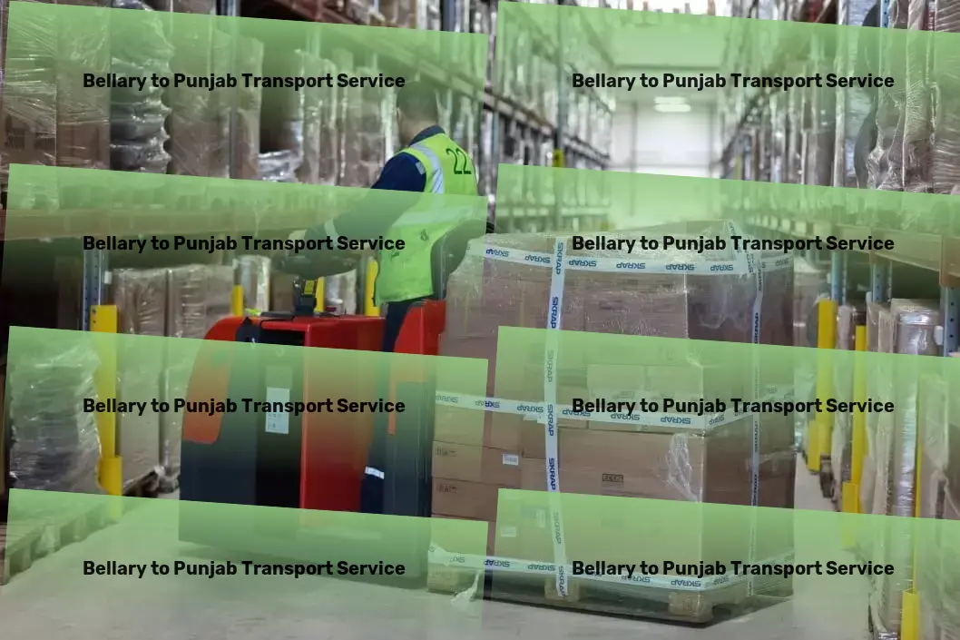 Bellary to Punjab Luggage Courier Comprehensive freight management