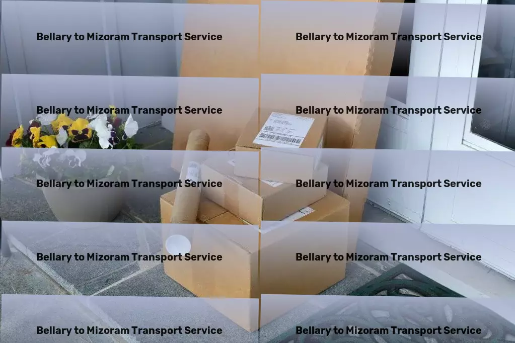 Bellary to Mizoram Luggage Courier Supply chain optimization